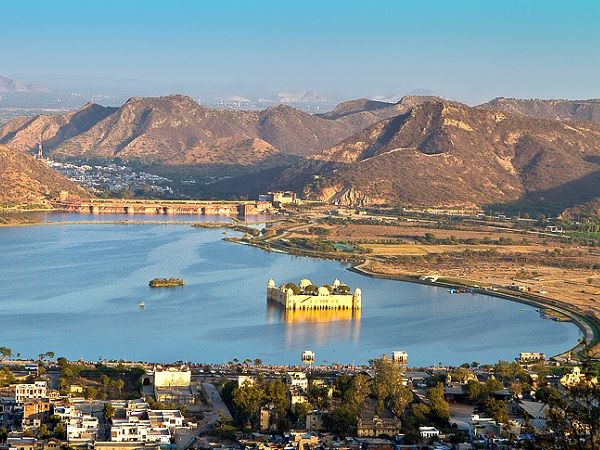 View of Jal Mahal from Jaipur
